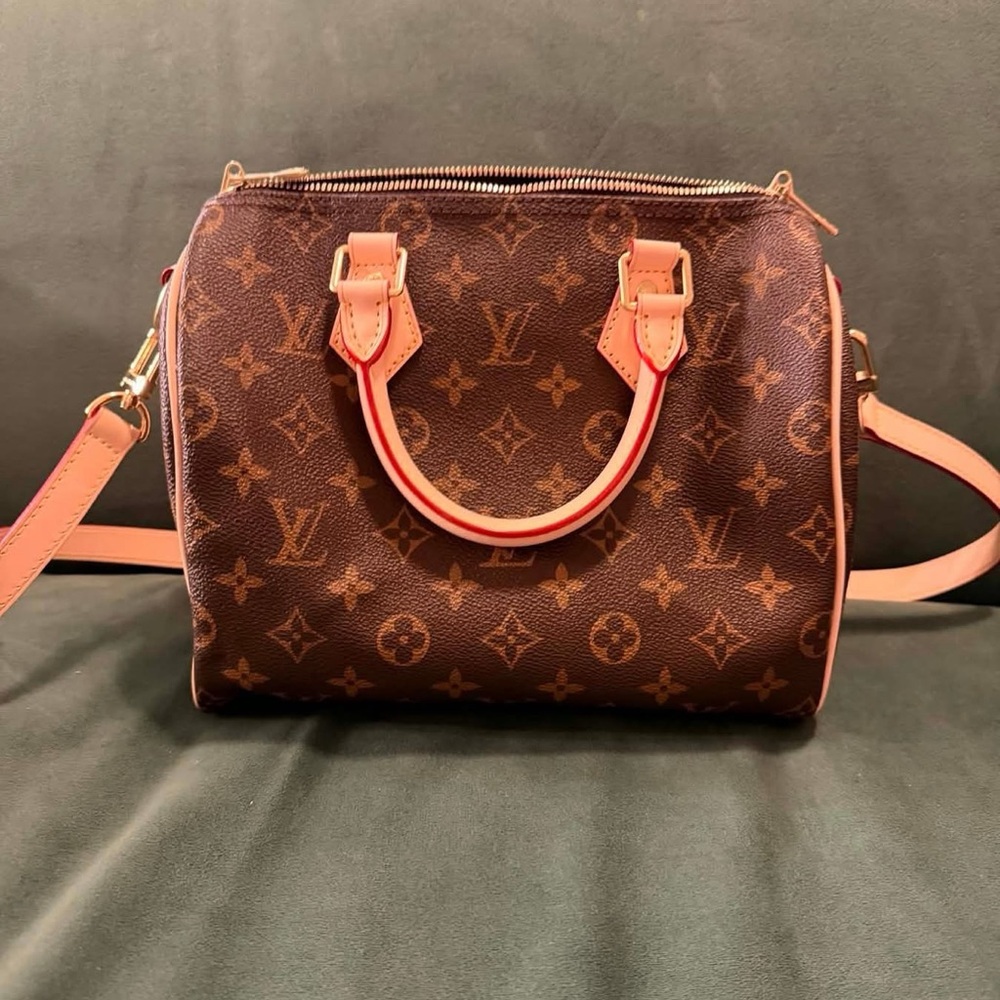 Brown Inspired Monogram Handbag
